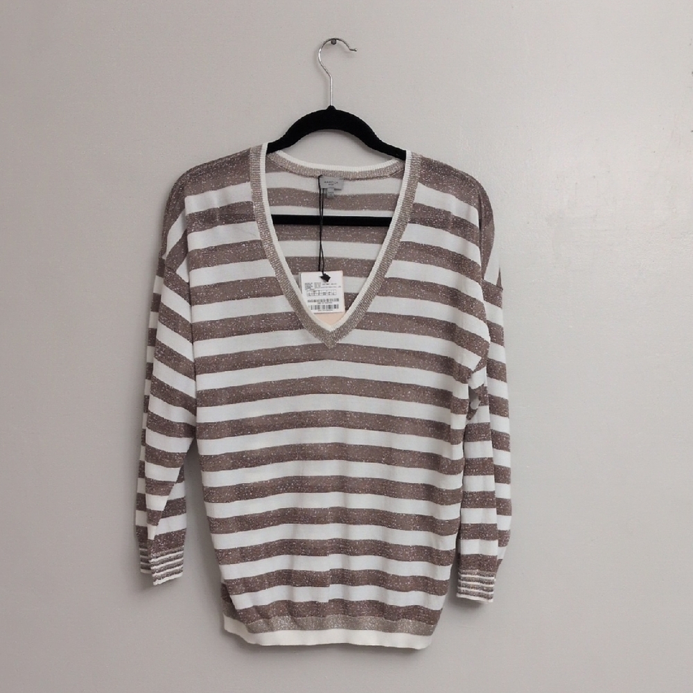 Marella Sport V-Neck Knit Top